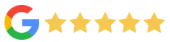 5 star rating from google